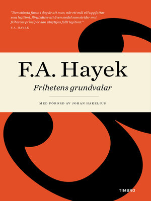 cover image of Frihetens grundvalar